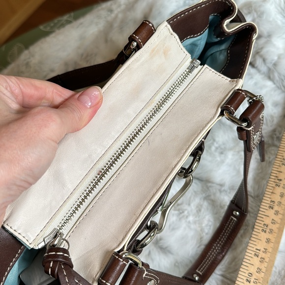 COACH Hampton Leather Satchel Soho Handbag Purse F12476 - Picture 15 of 15